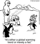 funny environment cartoon environmental global warming fad penguin penguins antarctica science scientist scientists controversy iceberg glaciers experiment nations windchill  1152